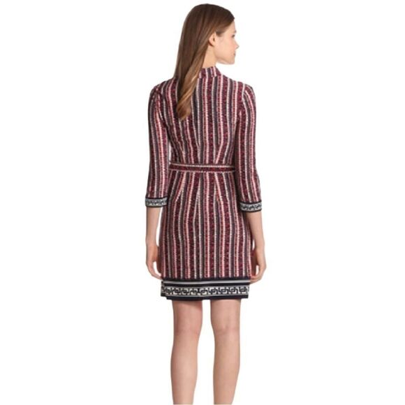 LAUNDRY‎ BY SHELLI SEGAL WOMEN'S MIXED PRINT JERSEY DRESS, INKBLOT MULTI size 10 - Picture 3 of 7